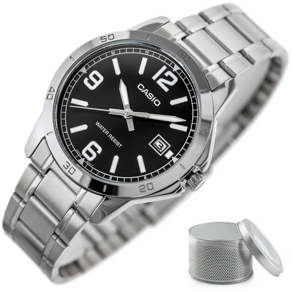 Laikrodis vyrams CASIO MTP-V004D-1B2 (zd047f) + BOX