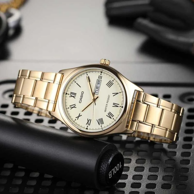Laikrodis CASIO MEN'S WATCH MTP-V006G-9B + BOX