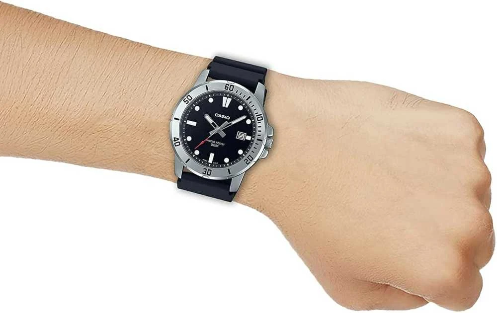 Laikrodis CASIO MTP-VD01-1E MEN'S WATCH (zd169g) + BOX