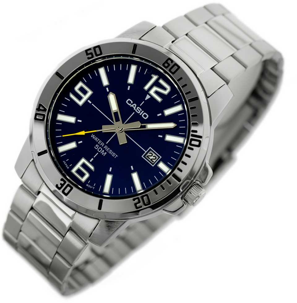 Laikrodis vyrams CASIO MTP-VD01D-2B (zd175a) + BOX