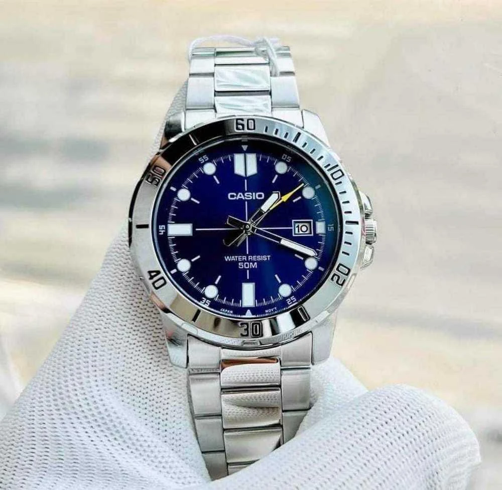 Laikrodis CASIO MEN'S WATCH MTP-VD01D-2E (zd185c) + BOX