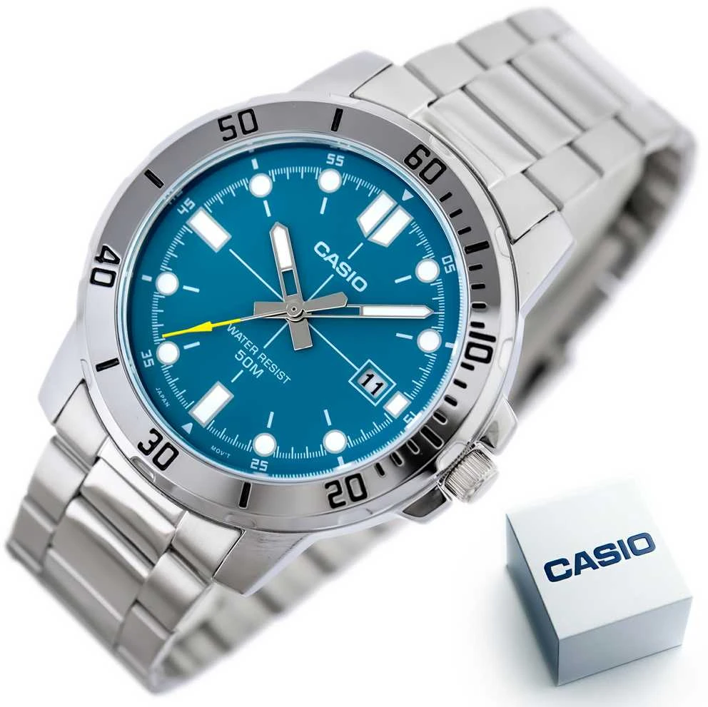 Laikrodis vyrams CASIO MTP-VD01D-3E2 (zd185h) + BOX