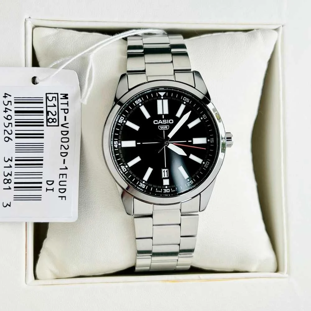 Laikrodis CASIO MEN'S WATCH MTP-VD02D-1E (zd217b) + BOX