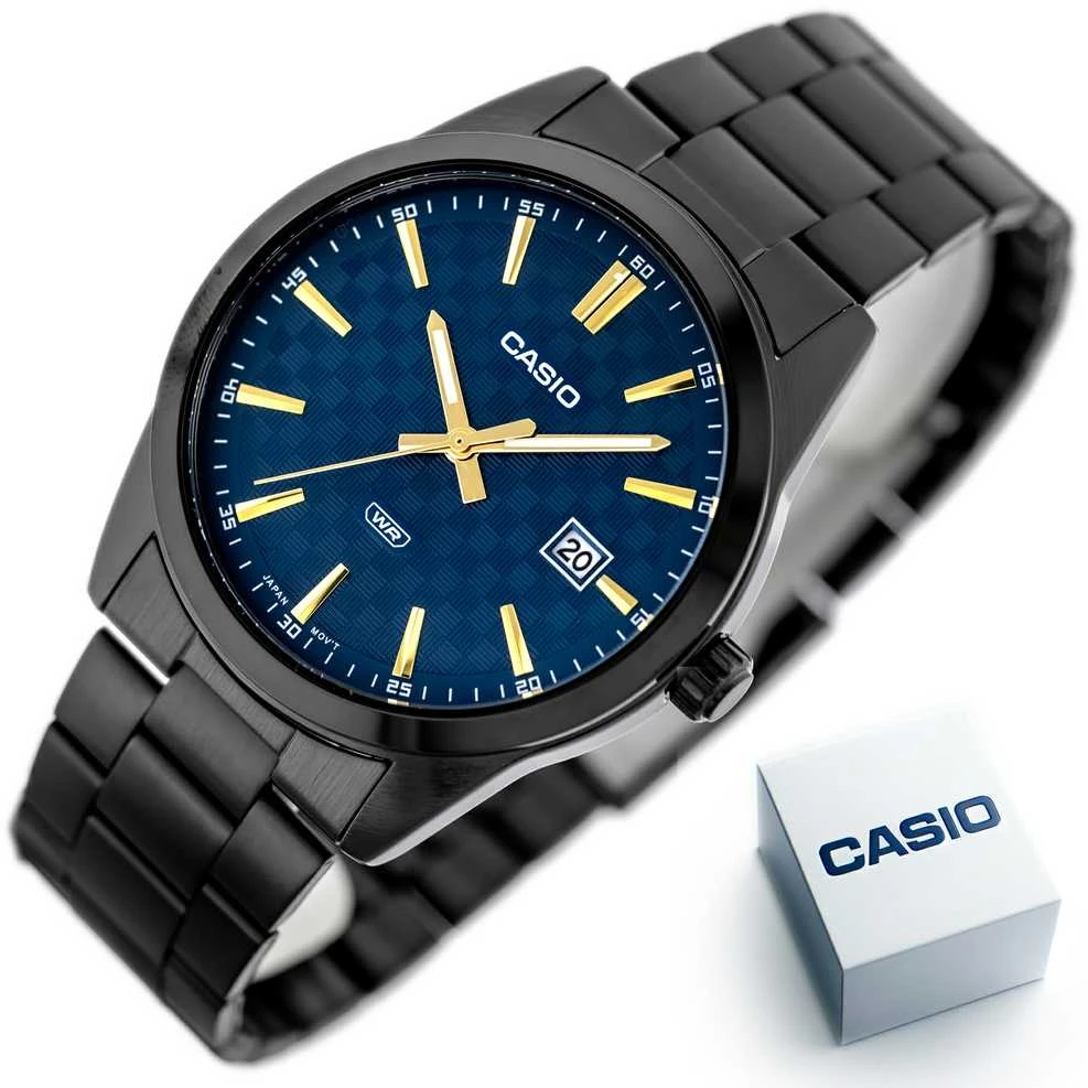 VYRIŠKAS LAIKRODIS CASIO MTP-VD03B-2A + BOX