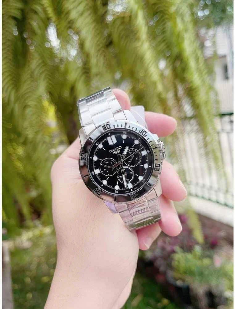 CASIO VYRIŠKAS LAIKRODIS MTP-VD300D-1E (zd268a) + DĖŽUTĖ