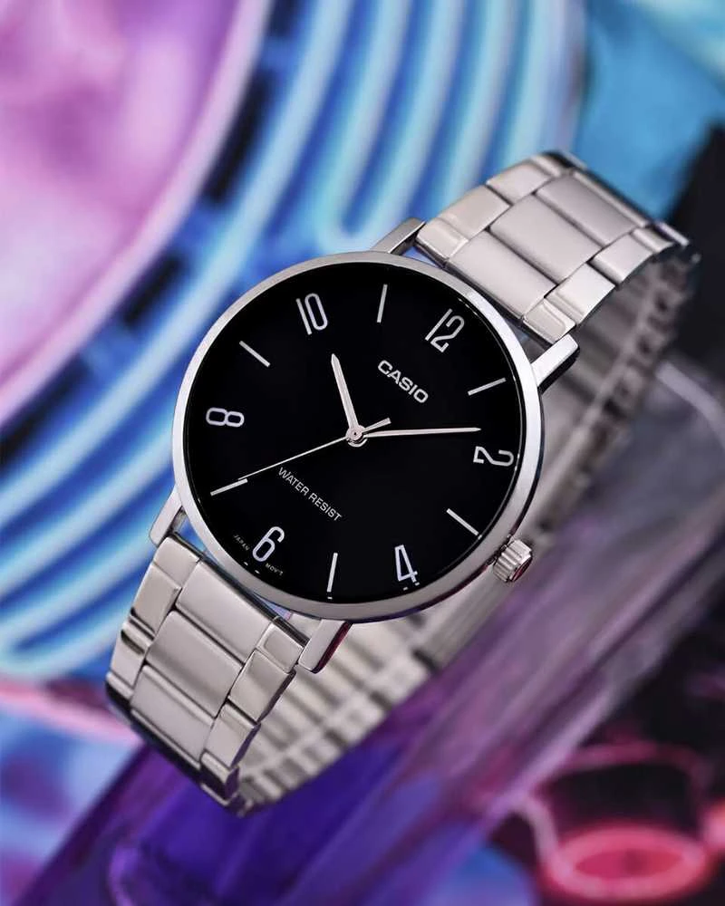 CASIO VYRIŠKAS LAIKRODIS MTP-VT01D-1B2 (zd165i) + DĖŽUTĖ