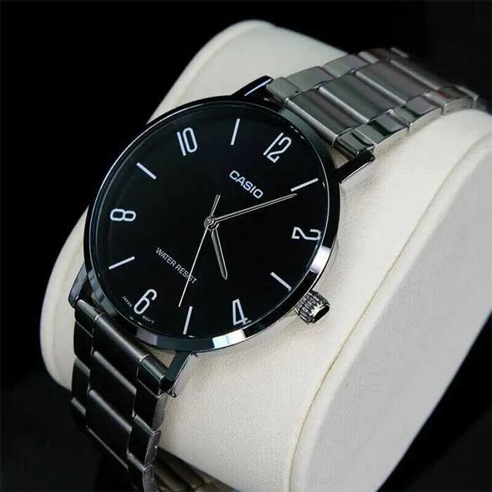 CASIO VYRIŠKAS LAIKRODIS MTP-VT01D-1B2 (zd165i) + DĖŽUTĖ