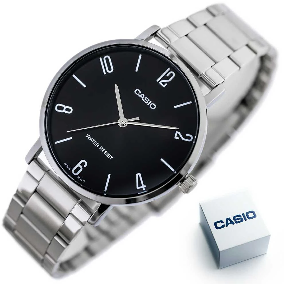 CASIO VYRIŠKAS LAIKRODIS MTP-VT01D-1B2 (zd165i) + DĖŽUTĖ