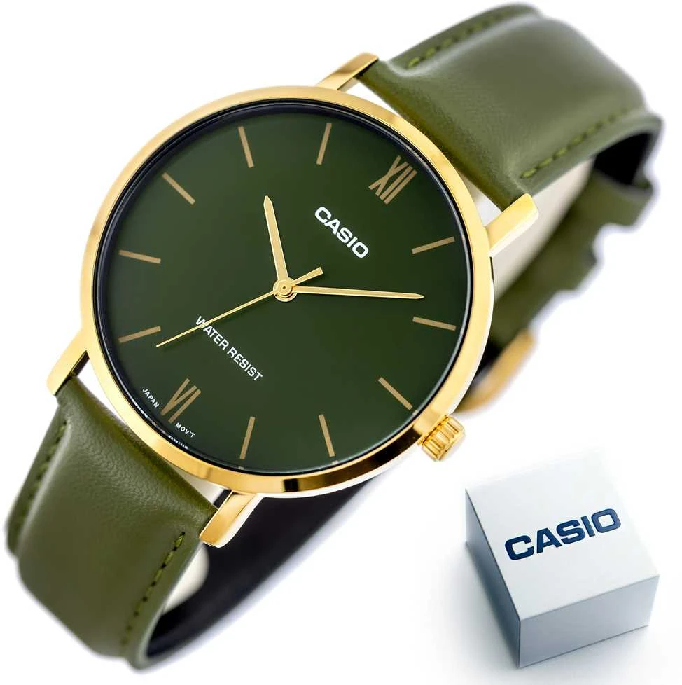 Laikrodis CASIO MEN'S WATCH MTP-VT01GL-3B + BOX