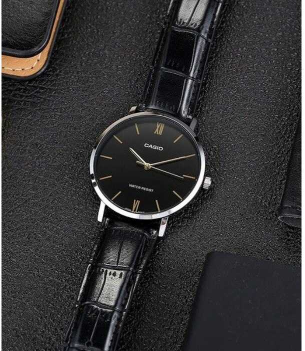 Laikrodis vyrams CASIO MTP-VT01L-1B + BOX (zd165g)