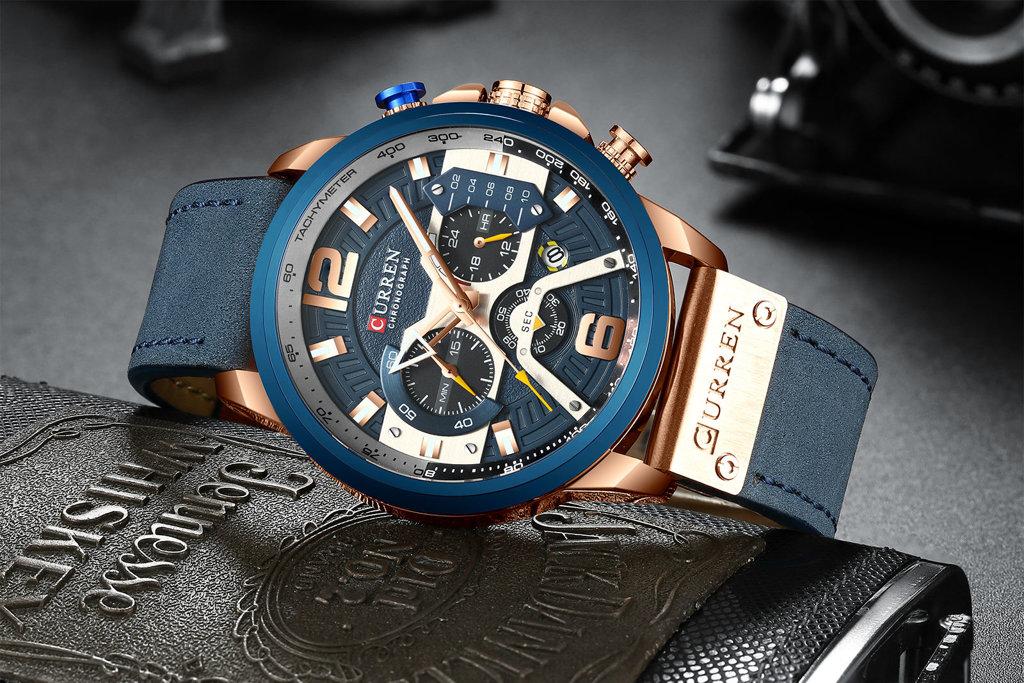VYRIŠKAS LAIKRODIS CURREN 8329 (zc027e) - CHRONOGRAF