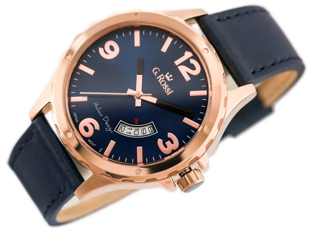 VYRIŠKAS LAIKRODIS G. ROSSI - 10273A (zg207d) + dėžutė