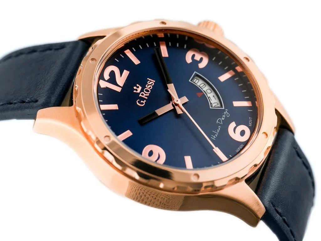 VYRIŠKAS LAIKRODIS G. ROSSI - 10273A (zg207d) + dėžutė