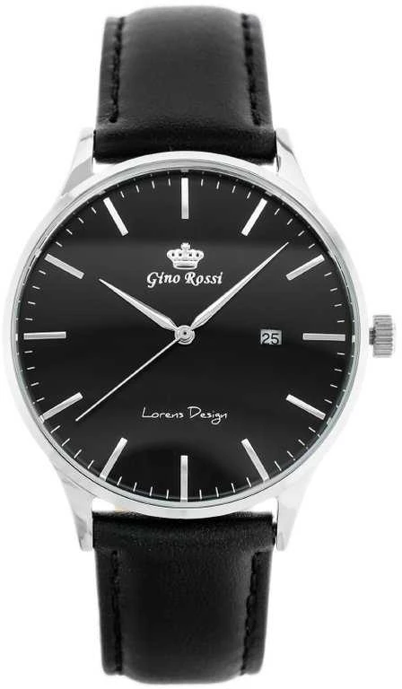 VYRIŠKAS LAIKRODIS G. ROSSI - 12462A4-1A1 (zg328b) + dėžutė