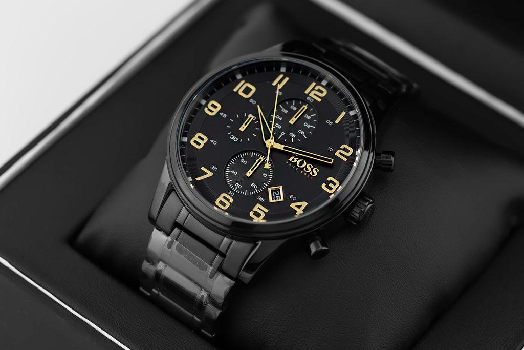 VYRIŠKAS LAIKRODIS HUGO BOSS 1513275 – AEROLINER CHRONO (zh020a)