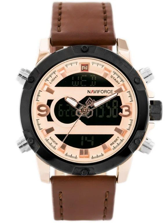 VYRIŠKAS LAIKRODIS NAVIFORCE - NF9097 (zn043a) - ruda/sidabrinis