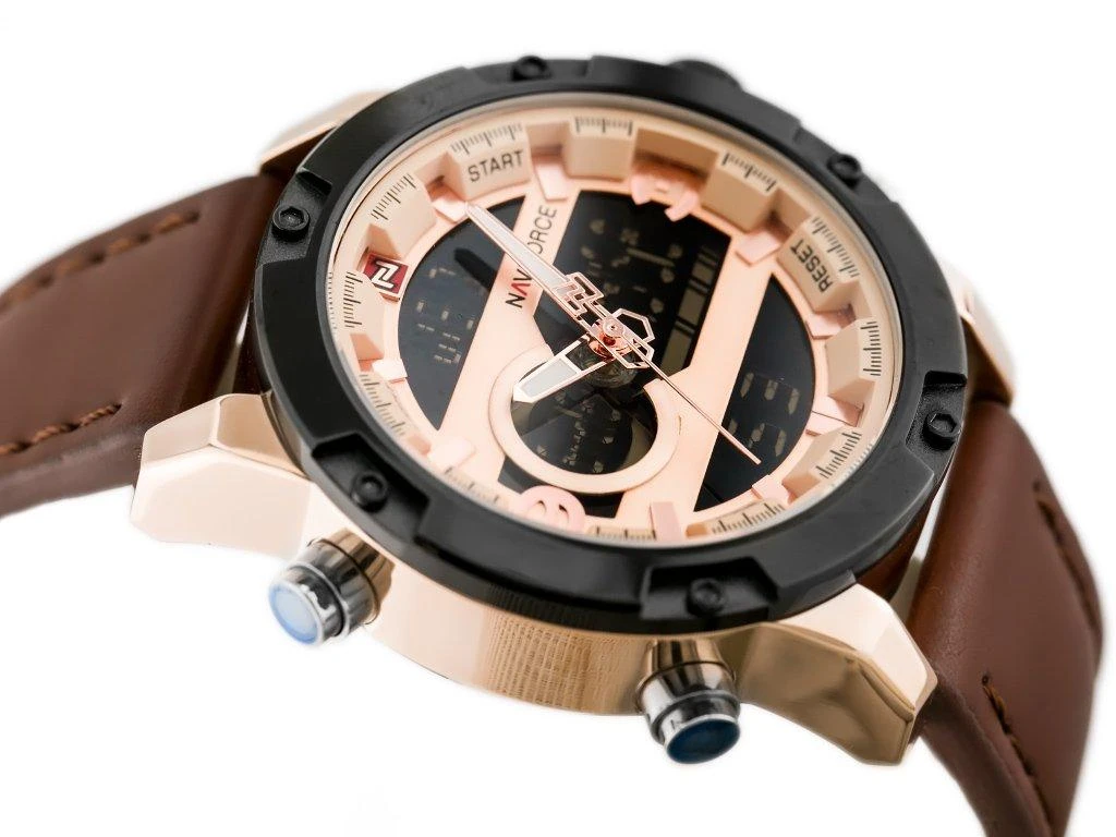 VYRIŠKAS LAIKRODIS NAVIFORCE - NF9097 (zn043a) - ruda/sidabrinis