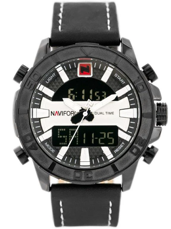 VYRIŠKAS LAIKRODIS NAVIFORCE - NF9114 (zn046a) - juodas/sidabrinis