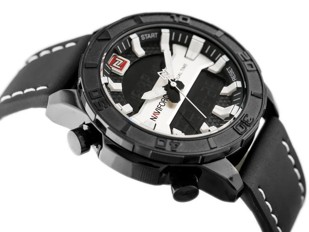 VYRIŠKAS LAIKRODIS NAVIFORCE - NF9114 (zn046a) - juodas/sidabrinis