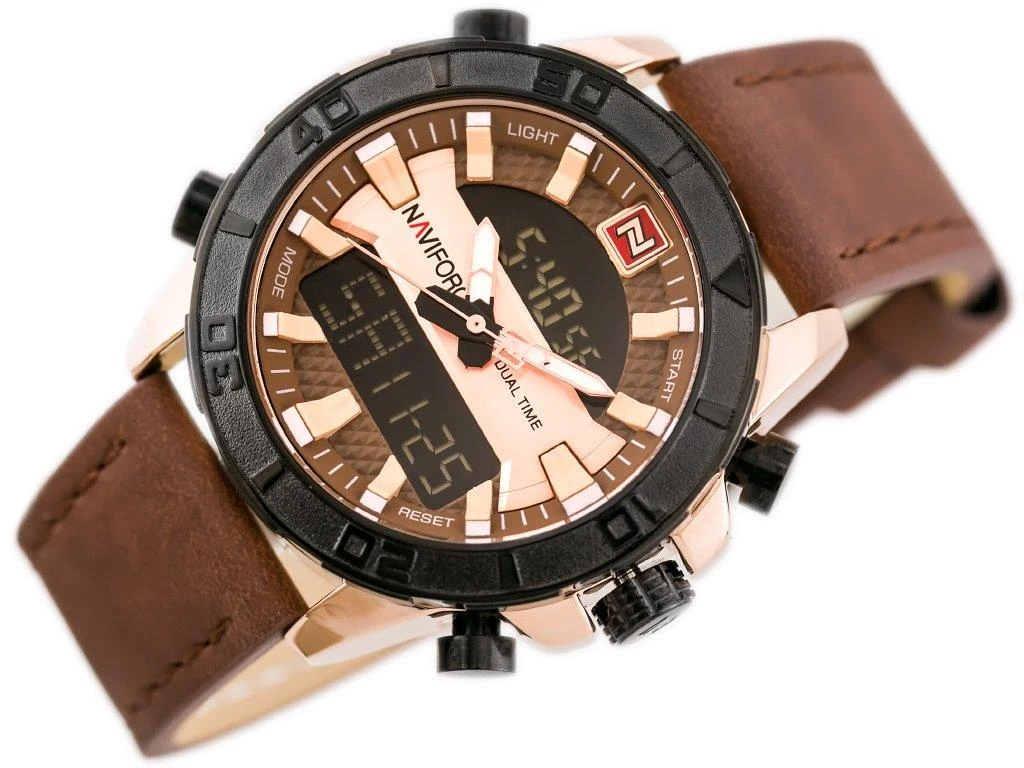 VYRIŠKAS LAIKRODIS NAVIFORCE - NF9114 (zn046e) - ruda/rosegold