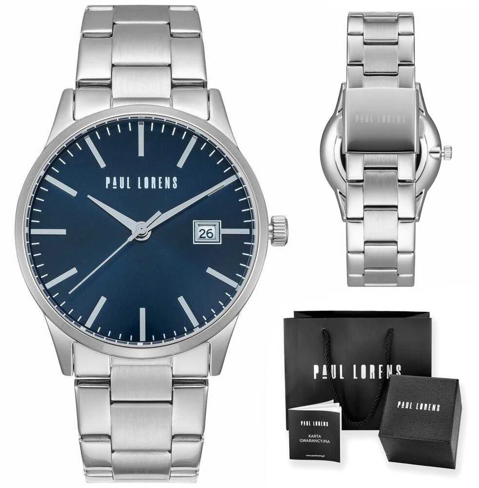 Laikrodis vyrams PAUL LORENS - PL14573B-6C1 (zg367d) + BOX