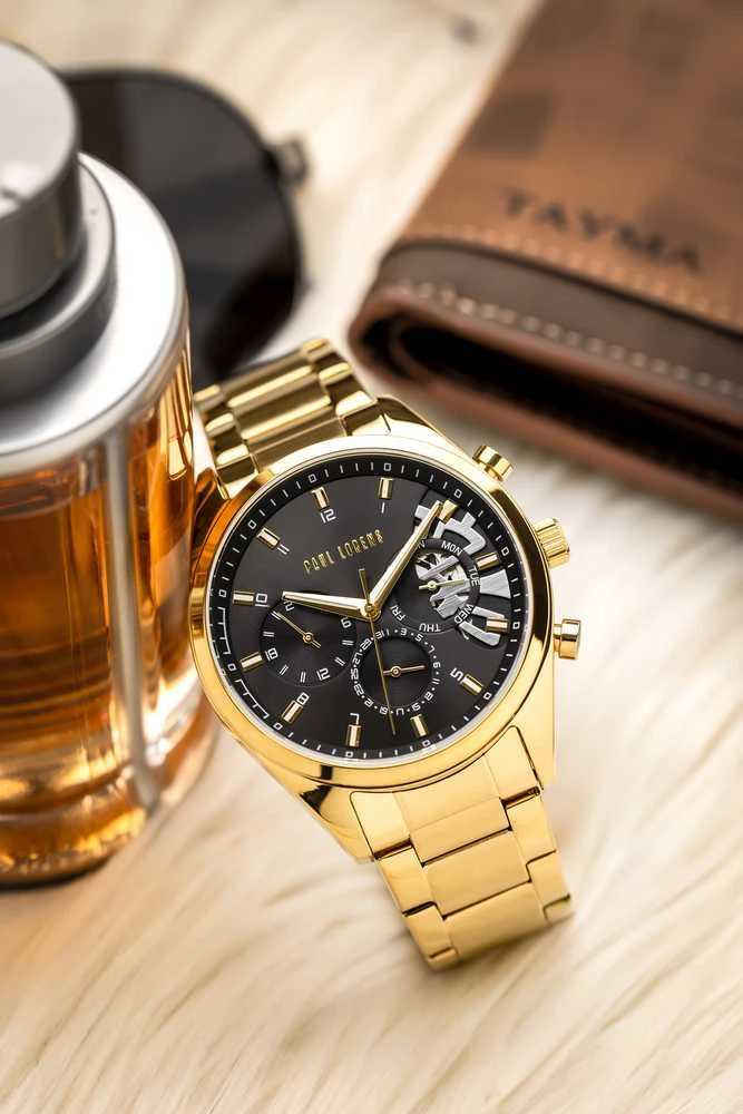 PAUL LORENS MALE WATCH - PL20003B-1D1 (zg387b) + BOX
