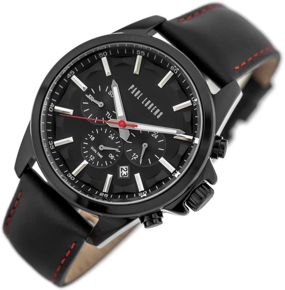 PAUL LORENS MALE WATCH - PL20010A-1A3 (zg379b) + BOX