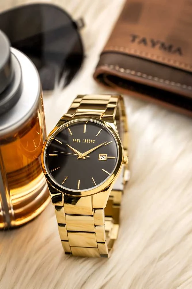 PAUL LORENS MALE WATCH - PL20015B-1D1 (zg381b) + BOX