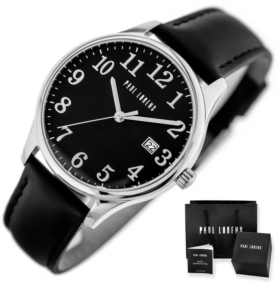 Laikrodis PAUL LORENS MALE WATCH - PL20016A-1A1 (zg380b) + BOX