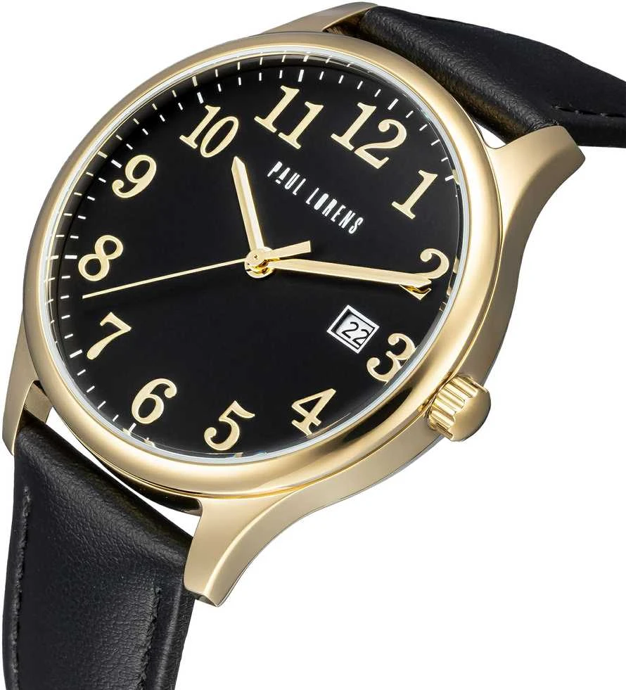 PAUL LORENS MALE WATCH - PL20016A-1A2 (zg380c) + BOX