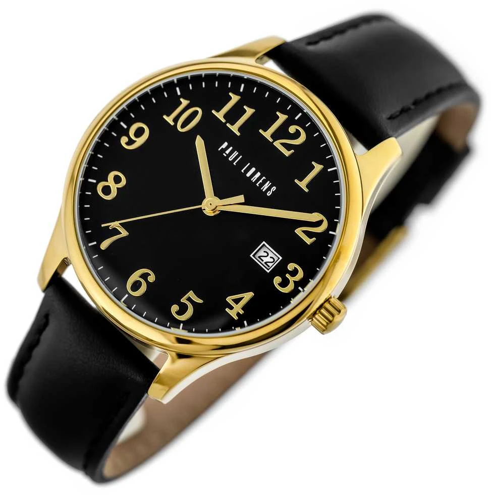 PAUL LORENS MALE WATCH - PL20016A-1A2 (zg380c) + BOX
