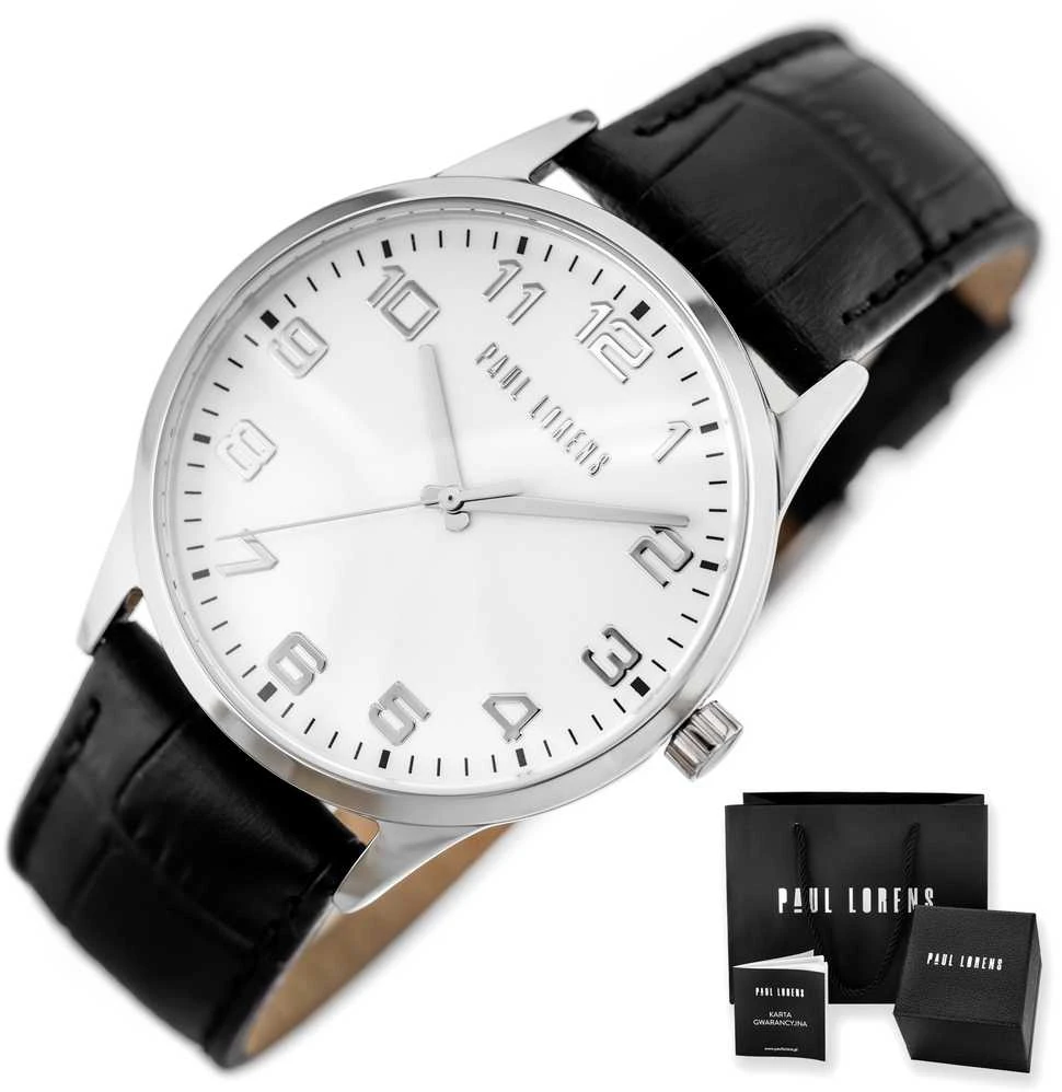 PAUL LORENS MALE WATCH - PL20022A-3A1 (zg377d) + BOX