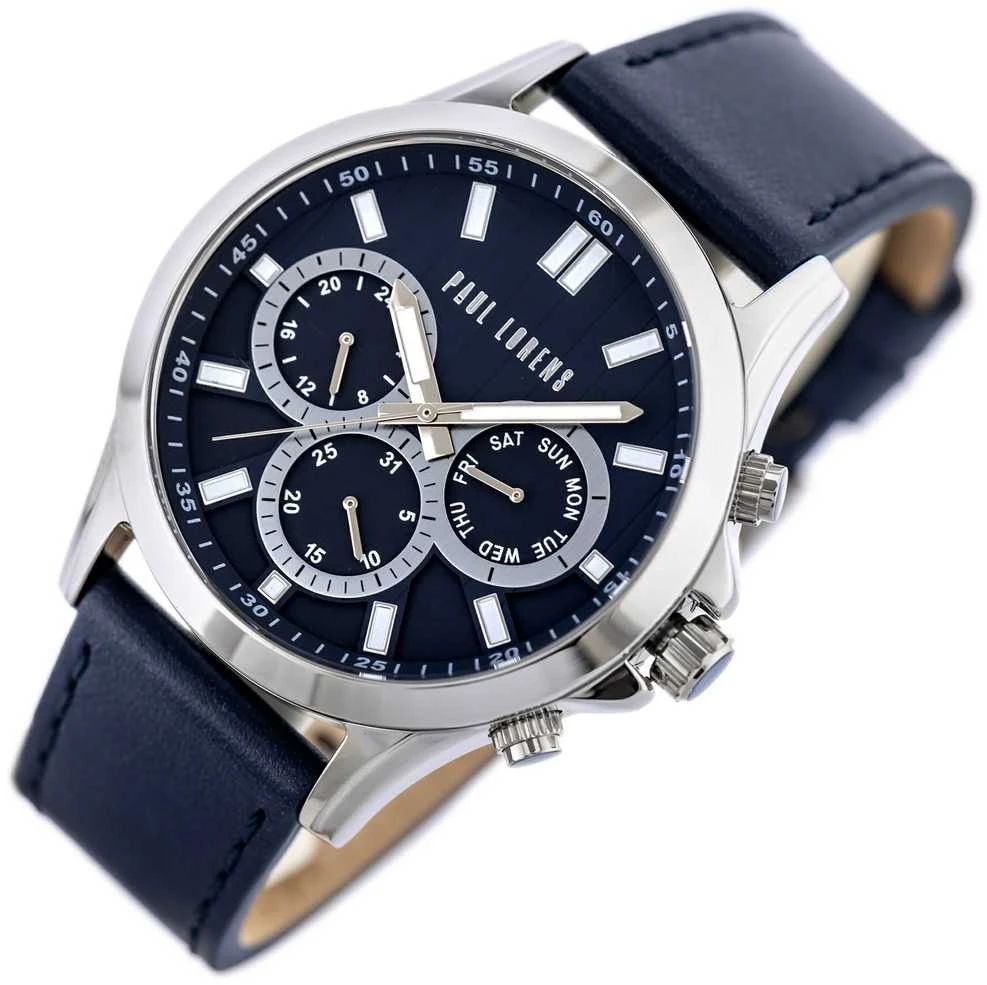 PAUL LORENS MALE WATCH - PL8071A2-6F1 (zg373d) + BOX