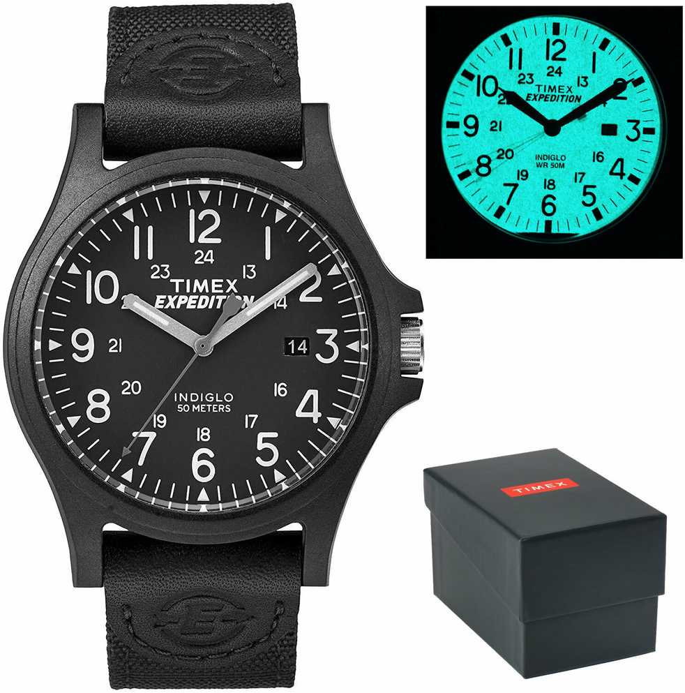 Laikrodis MEN'S TIMEX EXPEDITION WATCH TW4B08100 + BOX