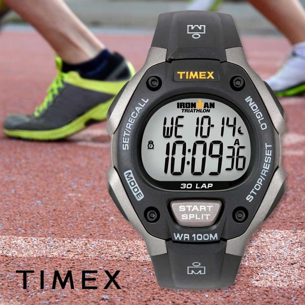 TIMEX T5E901 C30 Ironman tradicinis 30 ratų pilno dydžio vyriškas laikrodis + dėžutė