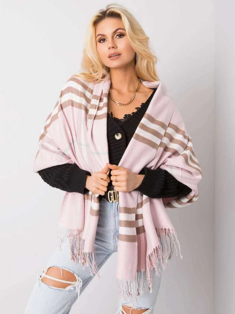 Wool Fashion Italia Bandana-AT-CH-1719501-1.28P-šviesiai rožinė