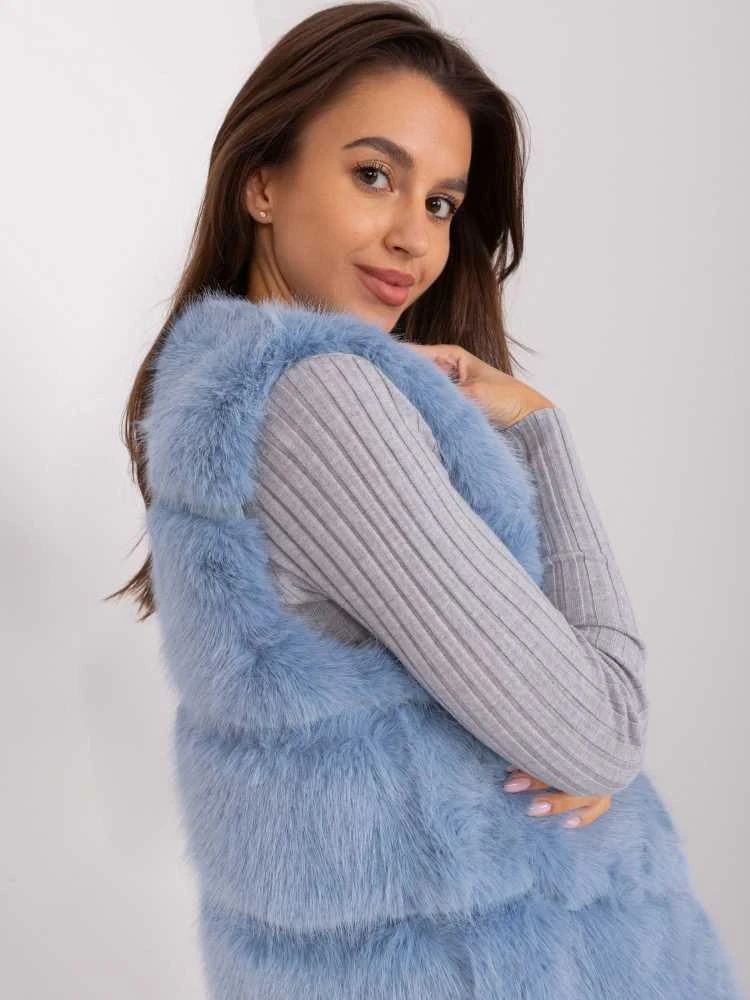 Wool Fashion Italia Liemenė-AT-KZ-2349.00P-mėlyna