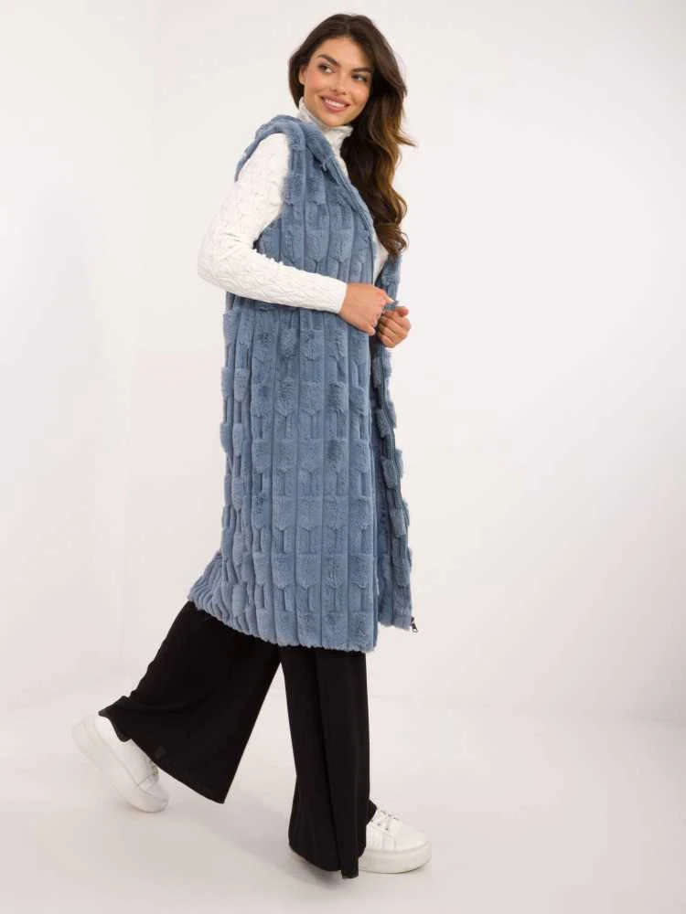 Wool Fashion Italia Liemenė-AT-KZ-2368-1.06-mėlyna