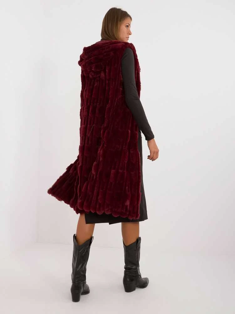 Wool Fashion Italia Liemenė-AT-KZ-2368-1,13-bordo