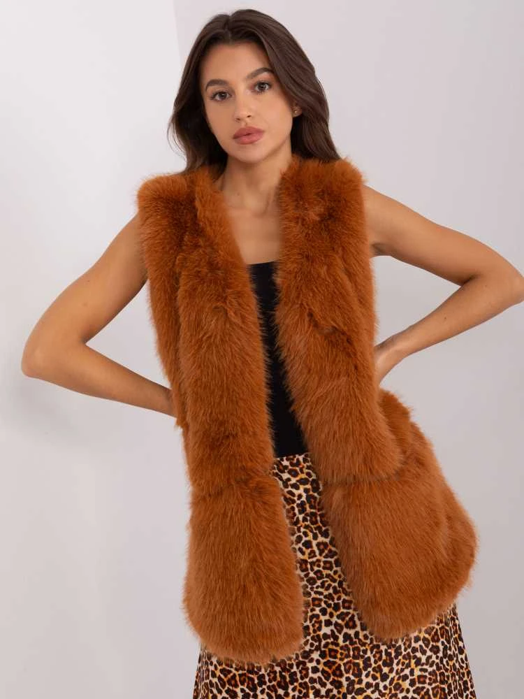 Wool Fashion Italia Liemenė-AT-KZ-2368.00P-šviesiai ruda