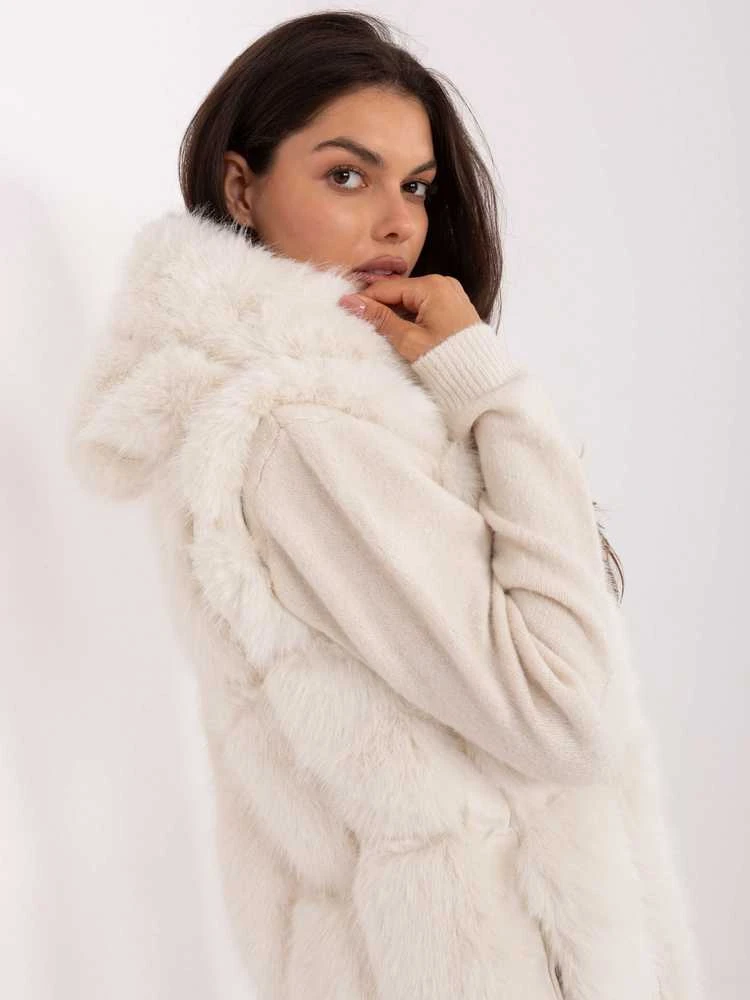 Wool Fashion Italia Liemenė moterims-AT-KZ-2379.96P-ecru