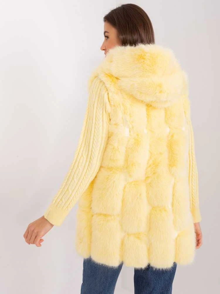 Wool Fashion Italia Liemenė-AT-KZ-2379.96P-šviesiai geltona
