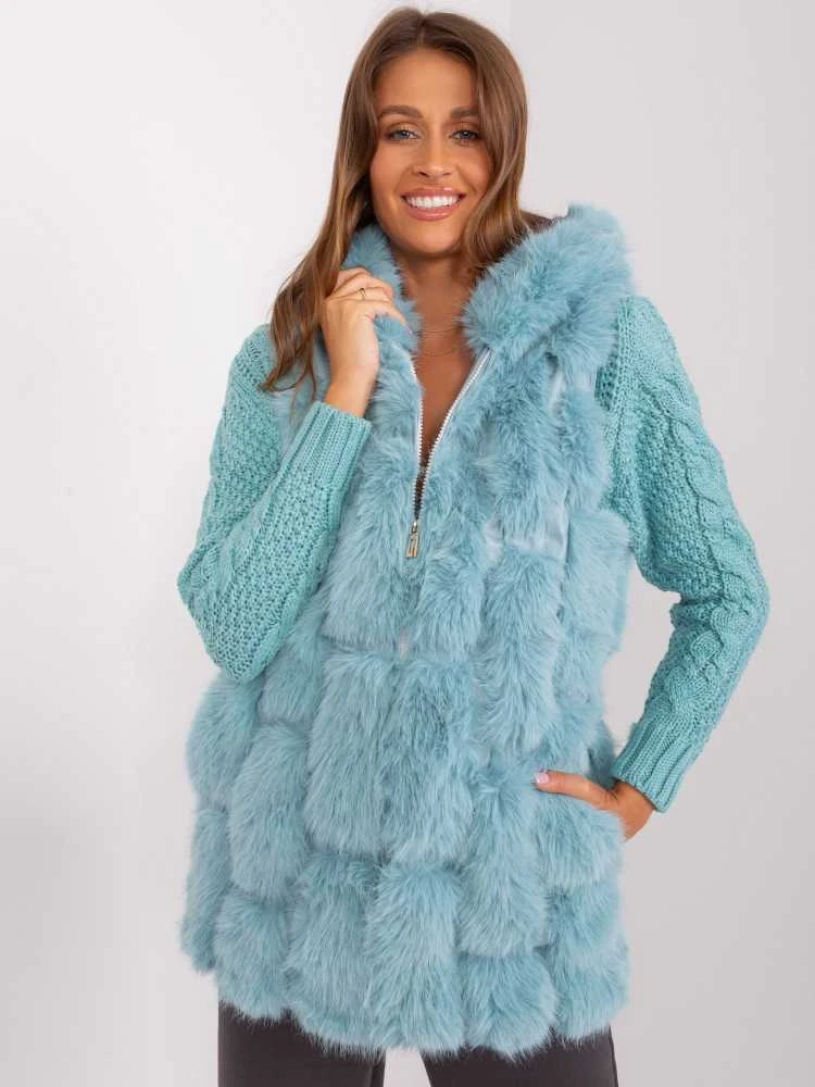 Wool Fashion Italia Liemenė-AT-KZ-2379.96P-mėtinė