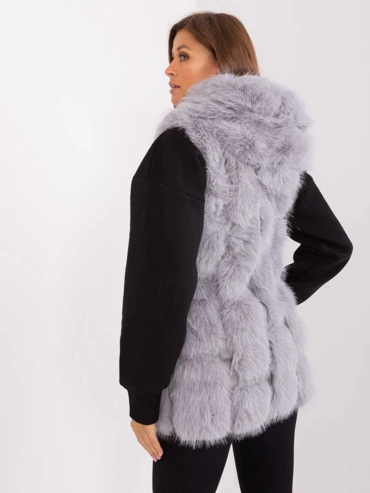 Wool Fashion Italia Liemenė-AT-KZ-2379.96P-pilka