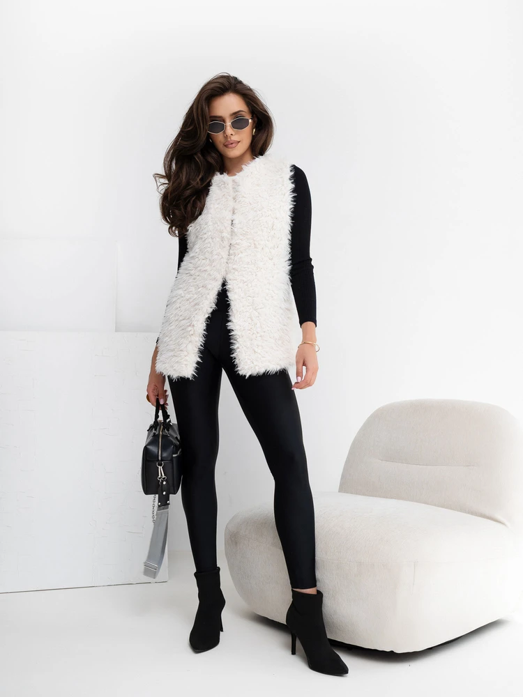 Wool Fashion Italia Liemenė-AT-KZ-21501.22P-balta