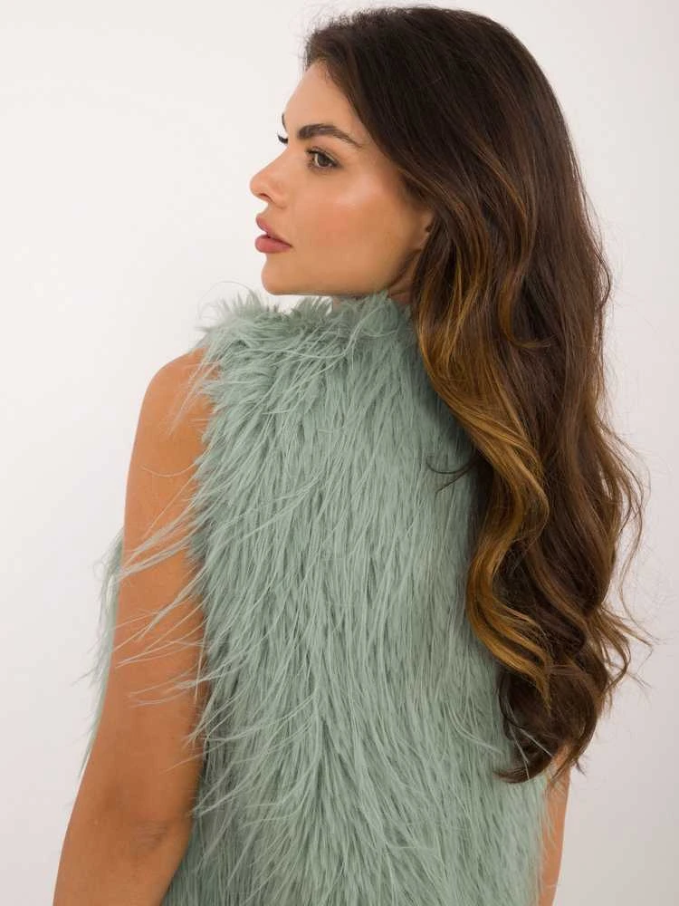 Wool Fashion Italia Liemenė-AT-KZ-2349-1,18-pistacijos