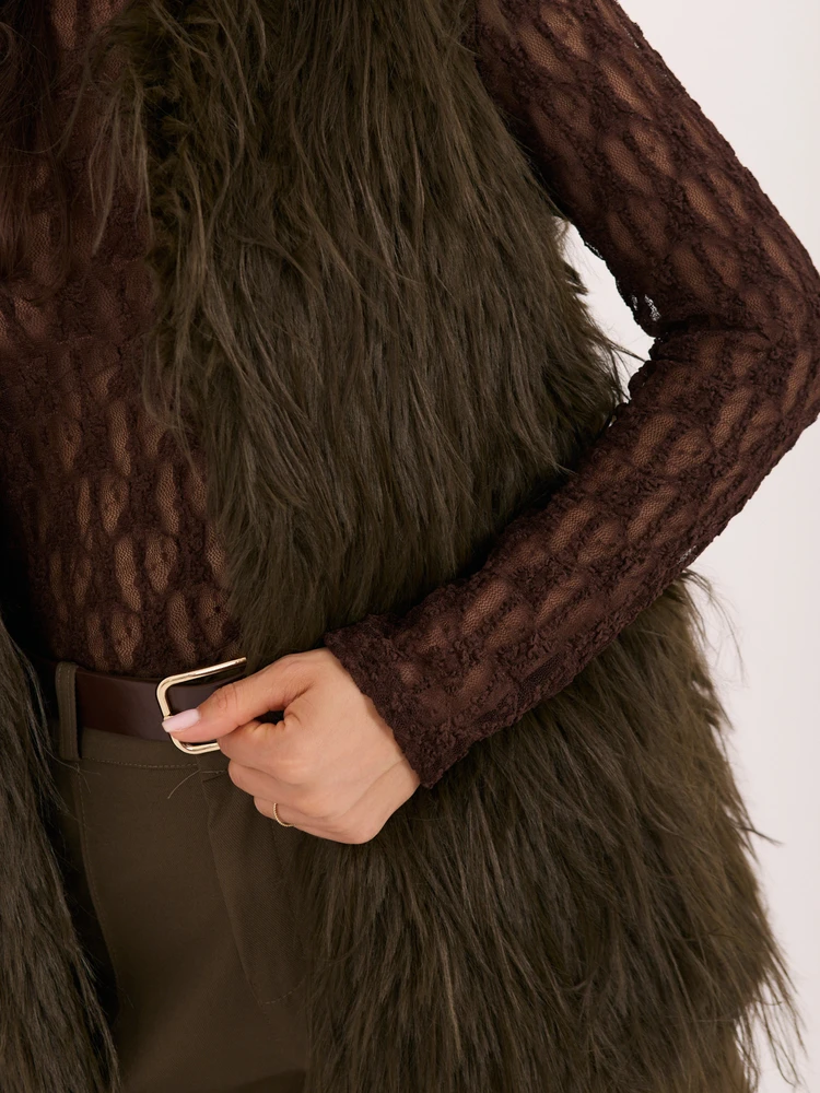 Wool Fashion Italia Liemenė-AT-KZ-2349-1,79-khaki