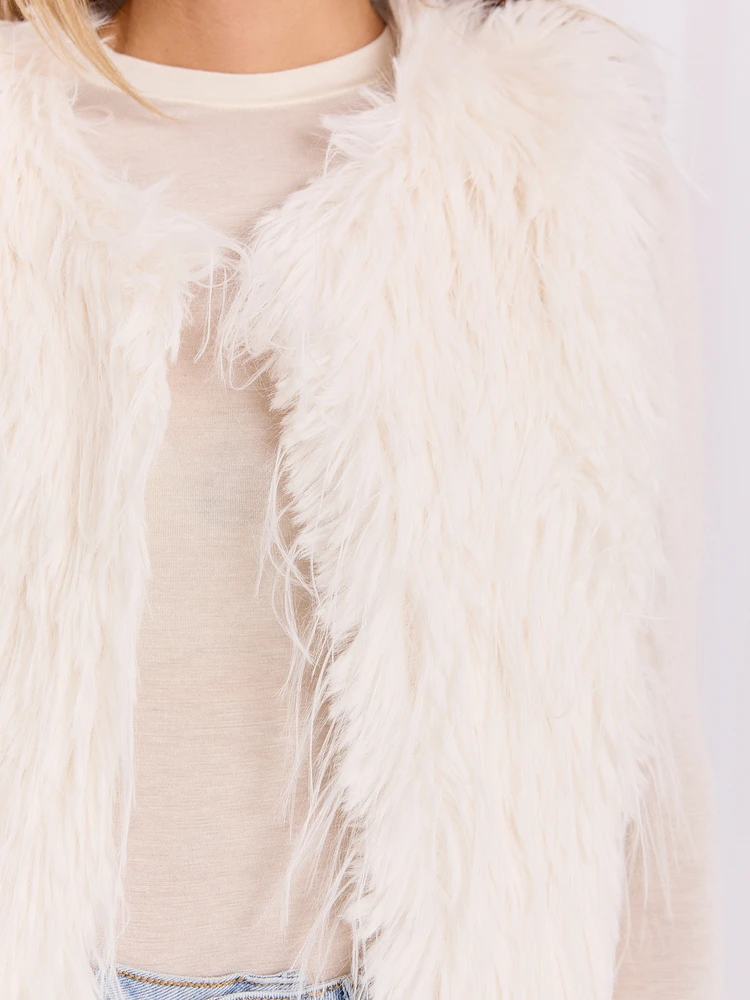 Wool Fashion Italia Liemenė-AT-KZ-2349-1,80-ekru