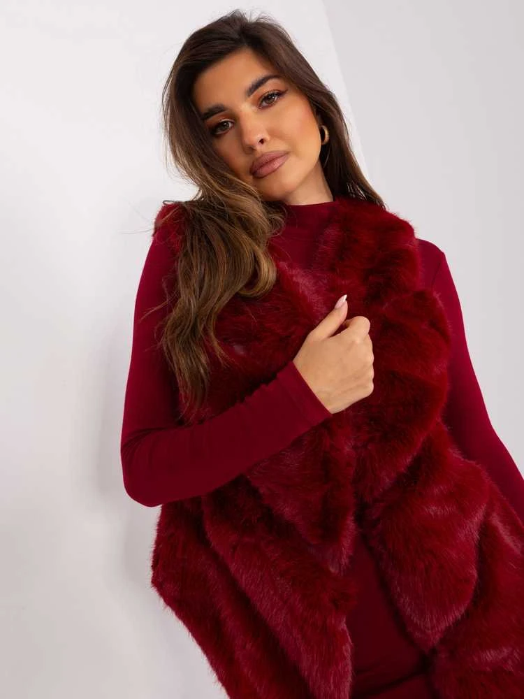 Wool Fashion Italia Liemenė-AT-KZ-2349.00P-bordo