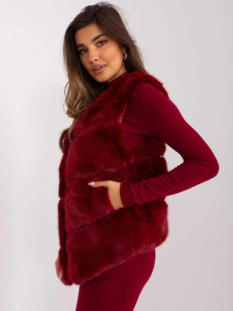 Wool Fashion Italia Liemenė-AT-KZ-2349.00P-bordo
